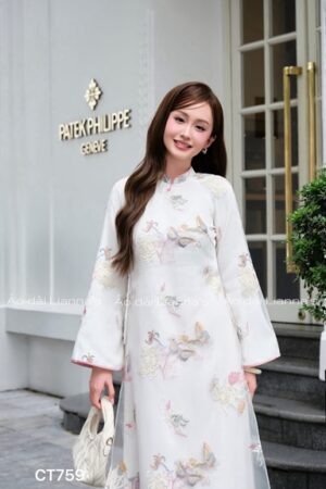 Áo dài bướm xuân kiotviet 38164bb83483a4a4b89067a4d706efd4