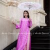 Áo dài lua tằm lá ánh tím Hồng kiotviet 3ba56d6c077b413f17523d2ea25f06e3