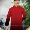 Áo dài nam ombre đỏ phối đen kiotviet 48ba1cc643ee2cb2f5b31afbe64031a9