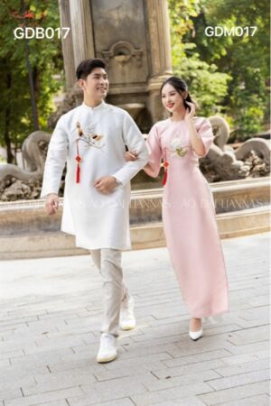 Áo dài mẹ hồng tết _AD gia đình _tacpa kiotviet 53eeb065db95b3f3a3e3abcf76da18e4