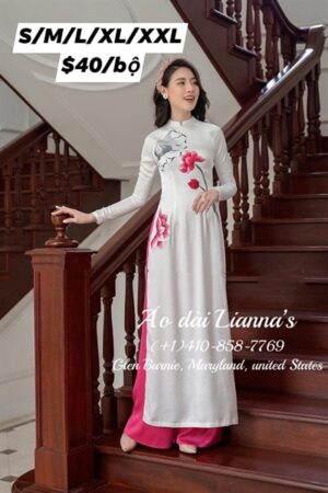 Áo Dài Tây Thi Sen Trắng