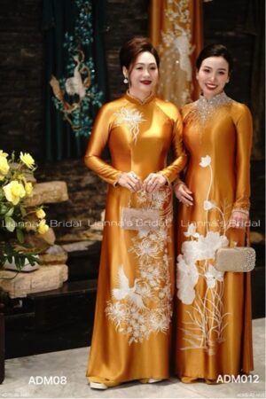 Áo dài mẹ vàng gold kiotviet 67ee103b9c152a99140c275a992b2db5