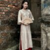 Áo dài suông lụa hà đông thêu hoa màu kem kiotviet 7296aa6e4743423a202a10a95f69d63d