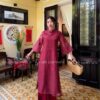 Áo dài cách tan đỏ đô hoa chìm kiotviet 854ac184ed58c88d08c0f3a533e3a19f