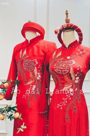 Set áo dài cưới đỏ chữ hỷ thêu kết kiotviet 982070ef9c4950e27b405e40e38cac9b