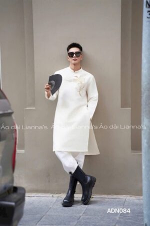 Áo nam trắng thêu chim kiotviet 98c016b37a20ca312e05202c56306af3