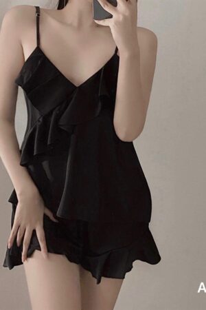 Set 2 day trơn đen