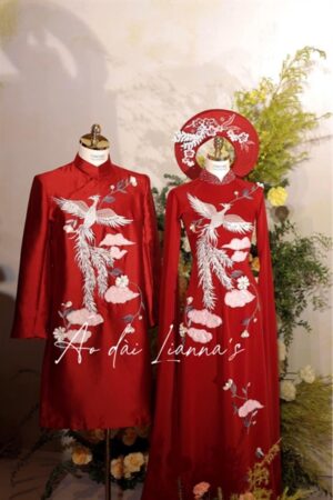 Cặp áo dài cưới cặp đôi khổng tước kiotviet 9b7d7969052d57fa7491713ff0e07223