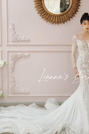 Vây cưới đuôi cá cao cấp by Lianna’s