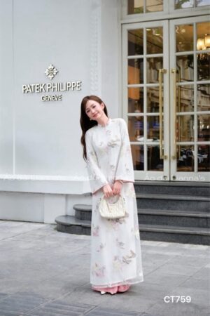 Áo dài bướm xuân kiotviet 9df060f66e0490e2bcd4a53957241525