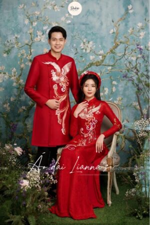 Set áo dài cưới Long Phụng