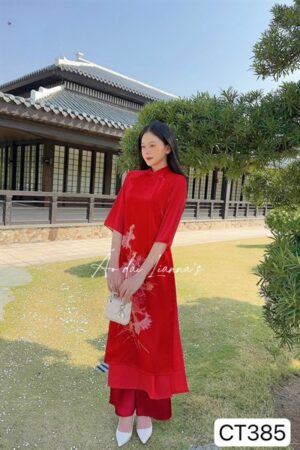 Tơ đỏ cổ tròn s