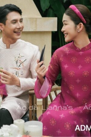 Áo dài bé gái hong sen đậm họa tiết kiotviet ab243d27765227652a2e9bafa5fbdfd1