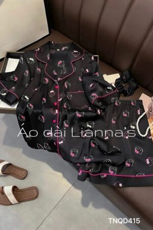 Set lụa 3 món hello kitty đen viền Hồng kiotviet ac023605c049fd1ec1dfae34e120b85b