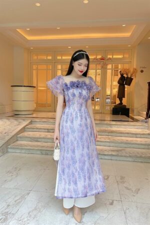 Tím oải hương tay bồng