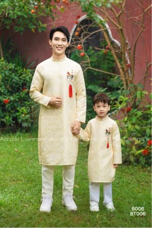 Áo dài bé trai vàng kem thêu ngựa kiotviet c7c42883dfd08d9f7b854f54d154ed5f
