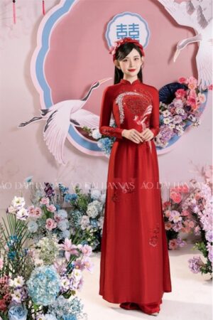 Cặp áo dai cưới đỏ thêu đính kết cao cấp kiotviet ea7c9be76232174c35cbf8b68e9bdbf0