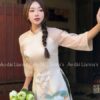 Áo dài cách tan hoa sen tong màu be kiotviet ff7832a69b28bc3c5a27151762d79371