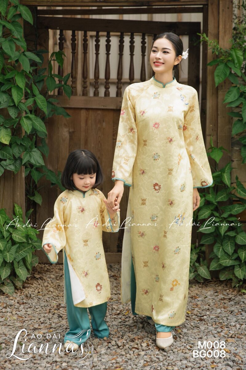 Mua mẫu áo dài cho mẹ và bé ở đâu đẹp, đúng size, không lo kén dáng? mẫu áo dài cho mẹ và bé