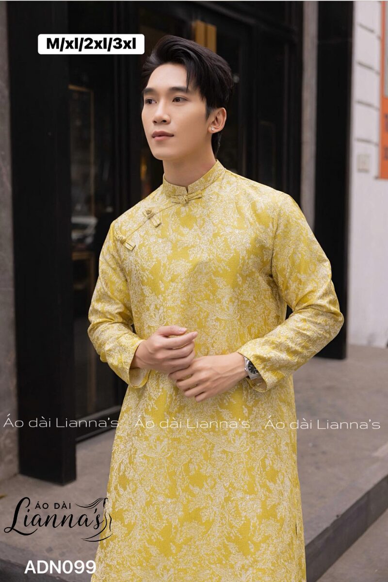 Tổng hợp các mẫu áo dài Tết cho nam nổi bật nhất 2026 các mẫu áo dài Tết cho nam