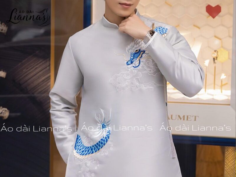 Tổng hợp các mẫu áo dài Tết cho nam nổi bật nhất 2026 các mẫu áo dài Tết cho nam