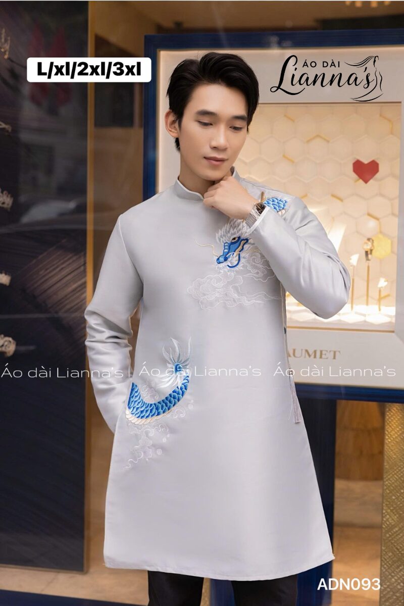 Tổng hợp các mẫu áo dài Tết cho nam nổi bật nhất 2026 các mẫu áo dài Tết cho nam