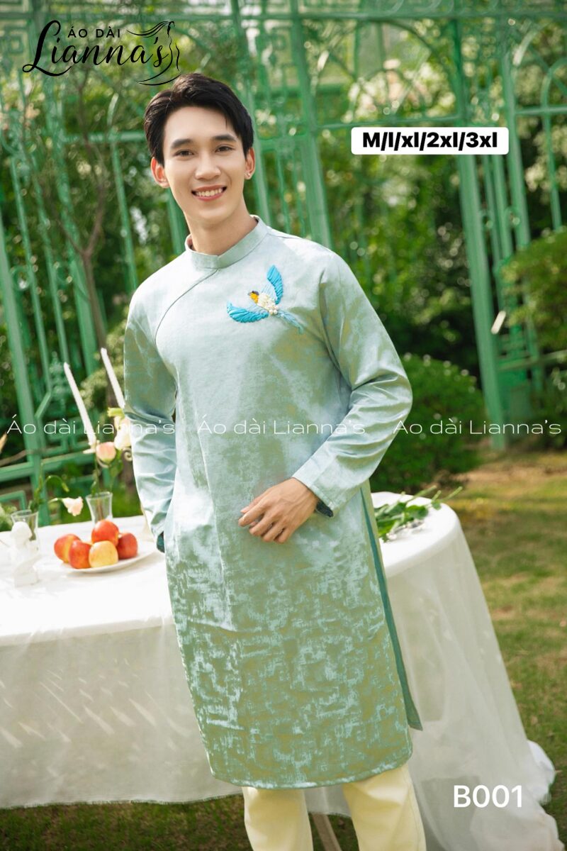 Tổng hợp các mẫu áo dài Tết cho nam nổi bật nhất 2026 các mẫu áo dài Tết cho nam