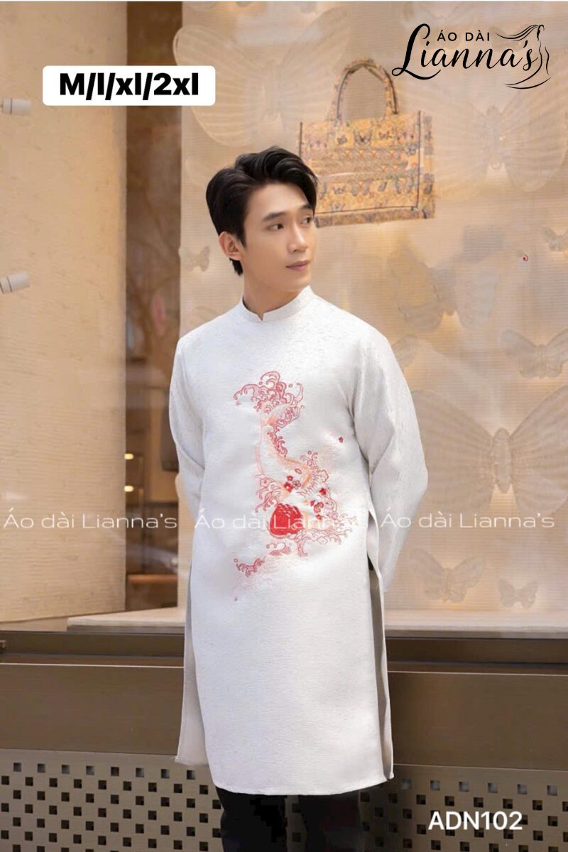 Tổng hợp các mẫu áo dài Tết cho nam nổi bật nhất 2026 các mẫu áo dài Tết cho nam