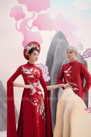 Cặp áo dài cưới thêu đính kết cao cấp kiotviet 10ac5922f7f53c79959db3f885549d8b