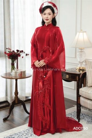 Áo dài cưới phụng hỷ kiotviet 2fe6a3390b70dfd1a4ae541afa909352