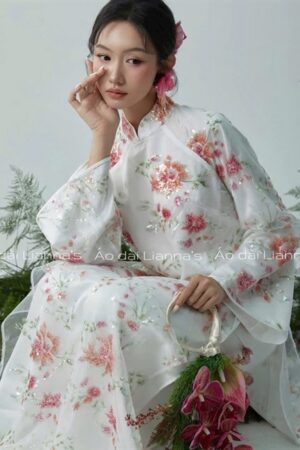 Áo dài cách tân kim sa hoa kiotviet 380d7693a1dccf847a2e6d72c7f1dc53