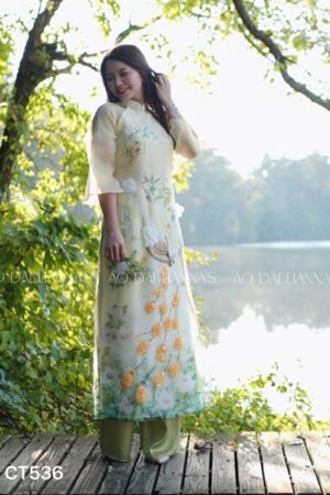 Áo dài cách tan xanh cốm chim công kiotviet 3f9d07c136c370287dbdd0be5a2118db