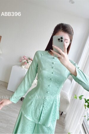 Set bà ba gấm tơ xanh Ngọc quan váy kiotviet 482e44febc520ac16d71592894e53444