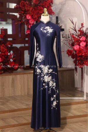 Áo bà sui thêu tay chỉ cao cấp