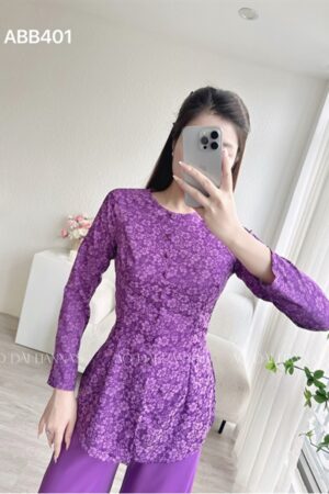 Set bà ba gấm tơ hoa liễu tím bằng lăng kiotviet 72f6443af8aa3ea14e09d9245fc6f723
