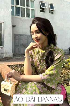 AD suông gấm tơ hoa nhí xanh mạ kiotviet 835587eac817c4ddb35f8c6e7375afb1