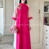 Áo dài hong sen thêu hoa tay Hồng phấn kiotviet 8fc45fec36db97ffa70f9a78d7b98c10