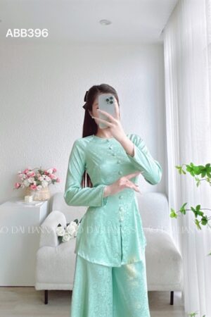 Set bà ba gấm tơ xanh Ngọc quan váy kiotviet 949816c7b0919397baed32dab996f6f7