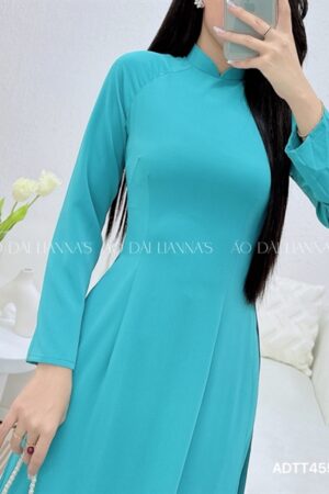 Áo dài lụa thái Tuấn xanh kiotviet a5a1b5fc53c13b502a4448bfd72dec19