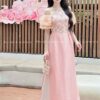 Áo dài kim sa hồng hở vai kiotviet aae430d8cb06996f9604c3ebd04e4071