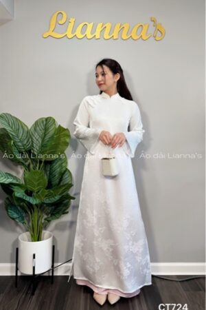 Áo dài suông trắng họa tiết bướm kiotviet ae67ff5fc23c8d1bf3fd9e2c84b1f916