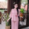 Áo bà ba/pháp phục Hồng thêu sen kiotviet d51699b0265efc8847b1e728d379252c
