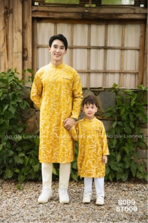 Áo dài nam vàng gia đình An Nhiên kiotviet dde8695fe7e500d86cd4bd968aa1b499