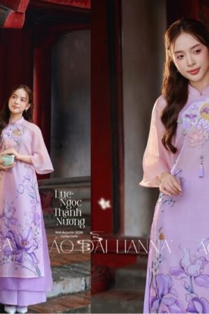 áo dài cách tan tím