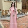 Áo dài cách tan hong theu hoa kiotviet f133c625676f8d14450770f7a10f032c