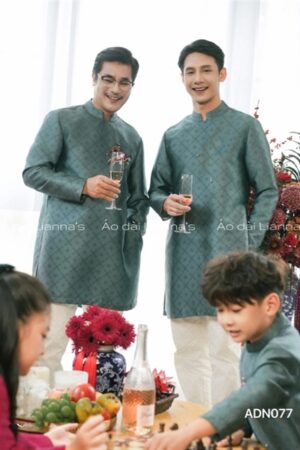Ao dai nam xanh nhạt kiotviet 1be2aa30243634608b383a73064875e8