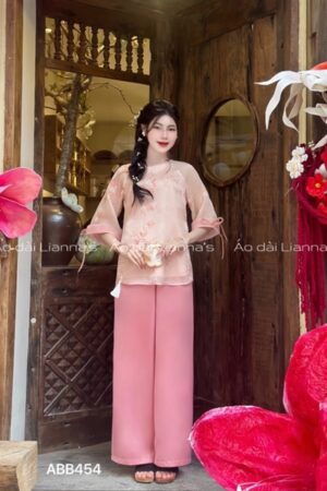 áo bà ba hoa lá thêu tong Hồng đỗ kiotviet 589f363e2bf8d71e2816d7c2928a1e6a