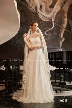 Satin Wedding Dress with Lace Lining 👗✨ kiotviet 830c30ef39a4ec63e22eb218003dbfe7