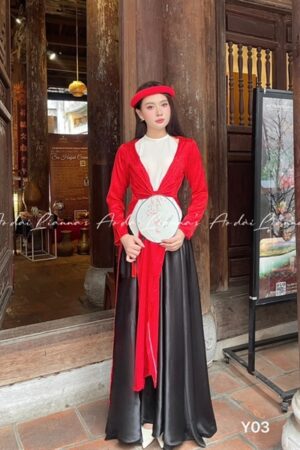 set tứ thân đỏ