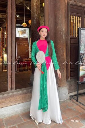 set tứ thân xanh lá